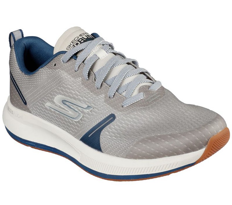 Skechers Herr Grå/Blå Sneakers - Gorun Pulse - Specter - Sverige (FGEAJ-7629)